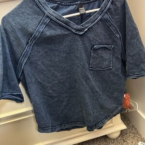 Blue Denim Style Shirt